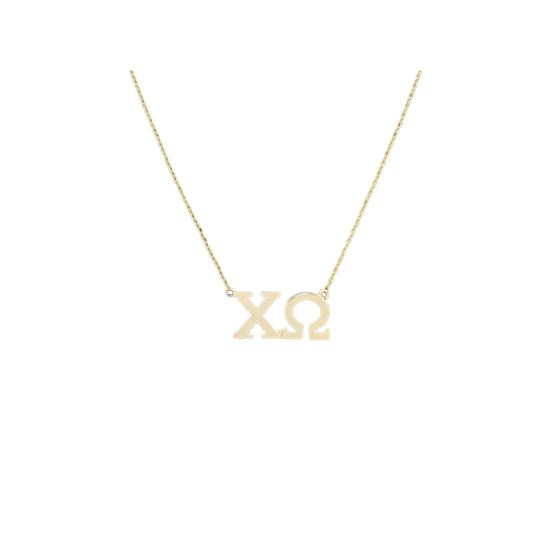 Sorority Greek Letter Necklace