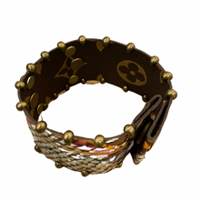 Load image into Gallery viewer, Brown LV Python Cuff
