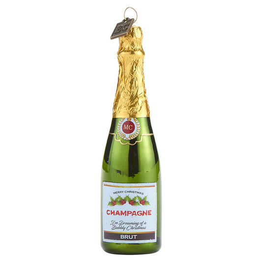 Merry Christmas Bubbly Ornament