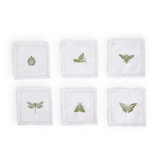 Insect Cocktail Napkins