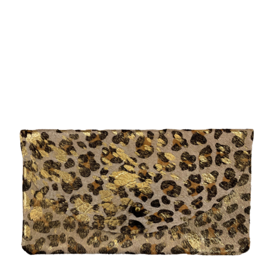 Leopard Print Clutch