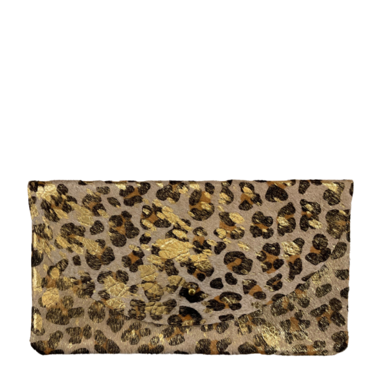 Leopard Print Clutch
