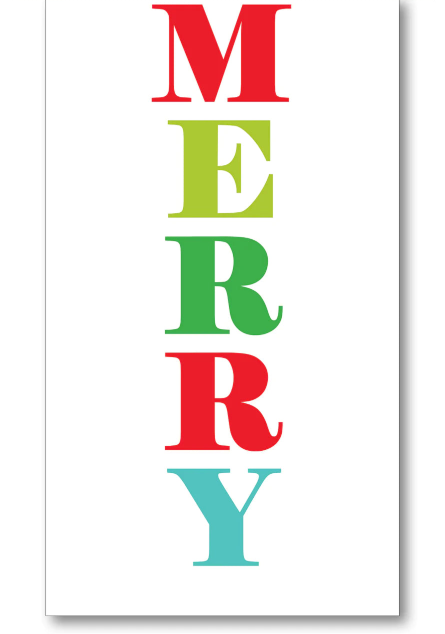 "Very Merry" Paper Wine Bags
