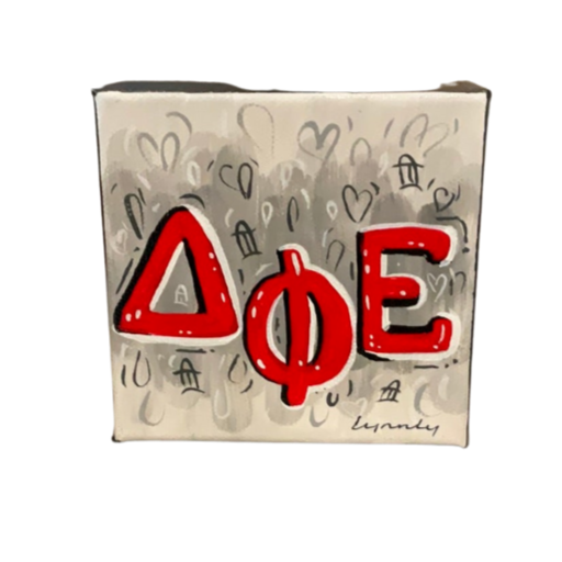 Sorority Graffiti Canvas