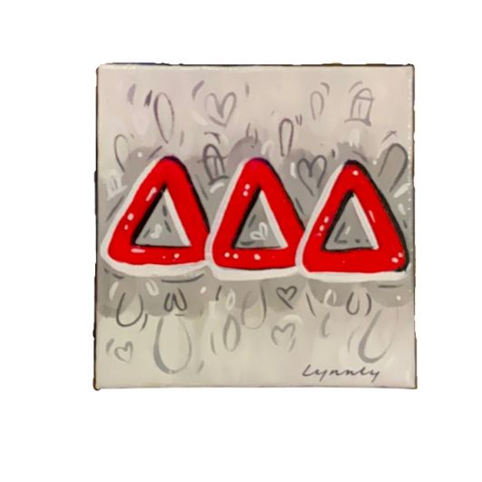 Sorority Graffiti Canvas