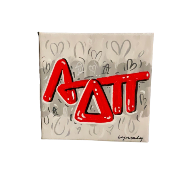 Sorority Graffiti Canvas