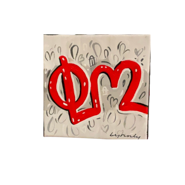 Sorority Graffiti Canvas