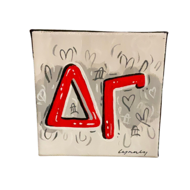 Sorority Graffiti Canvas
