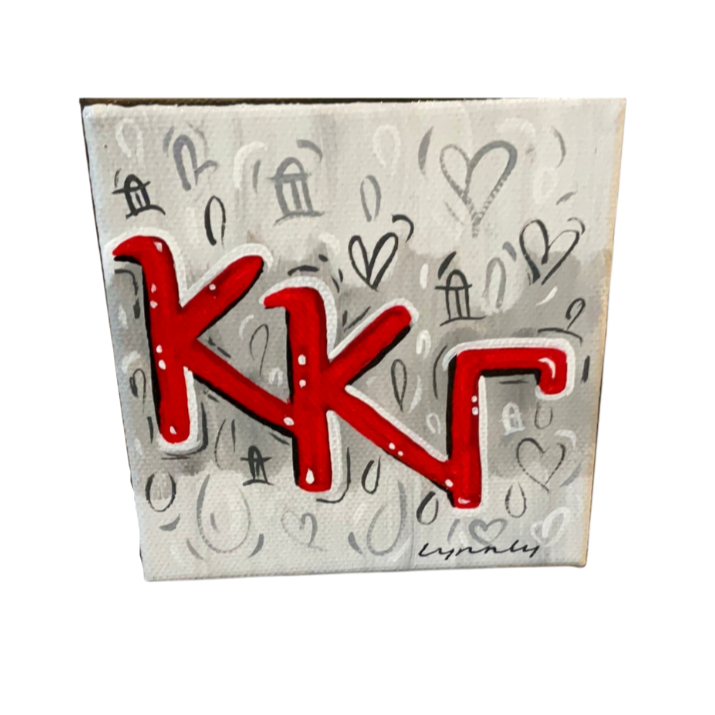 Sorority Graffiti Canvas