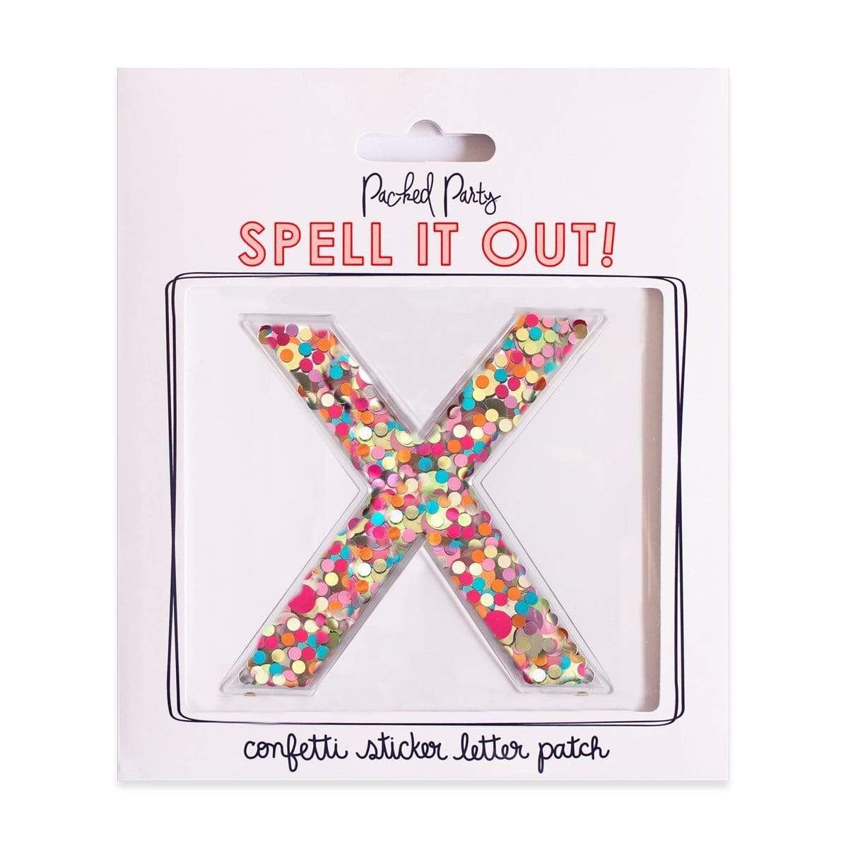 Stick To It Confetti Greek Letter