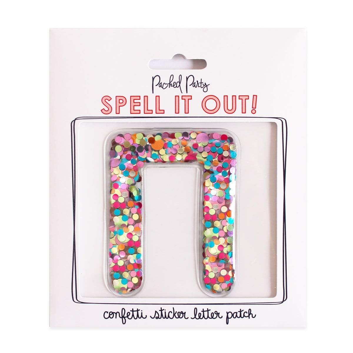 Stick To It Confetti Greek Letter