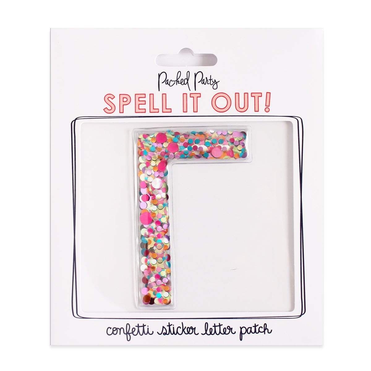 Stick To It Confetti Greek Letter