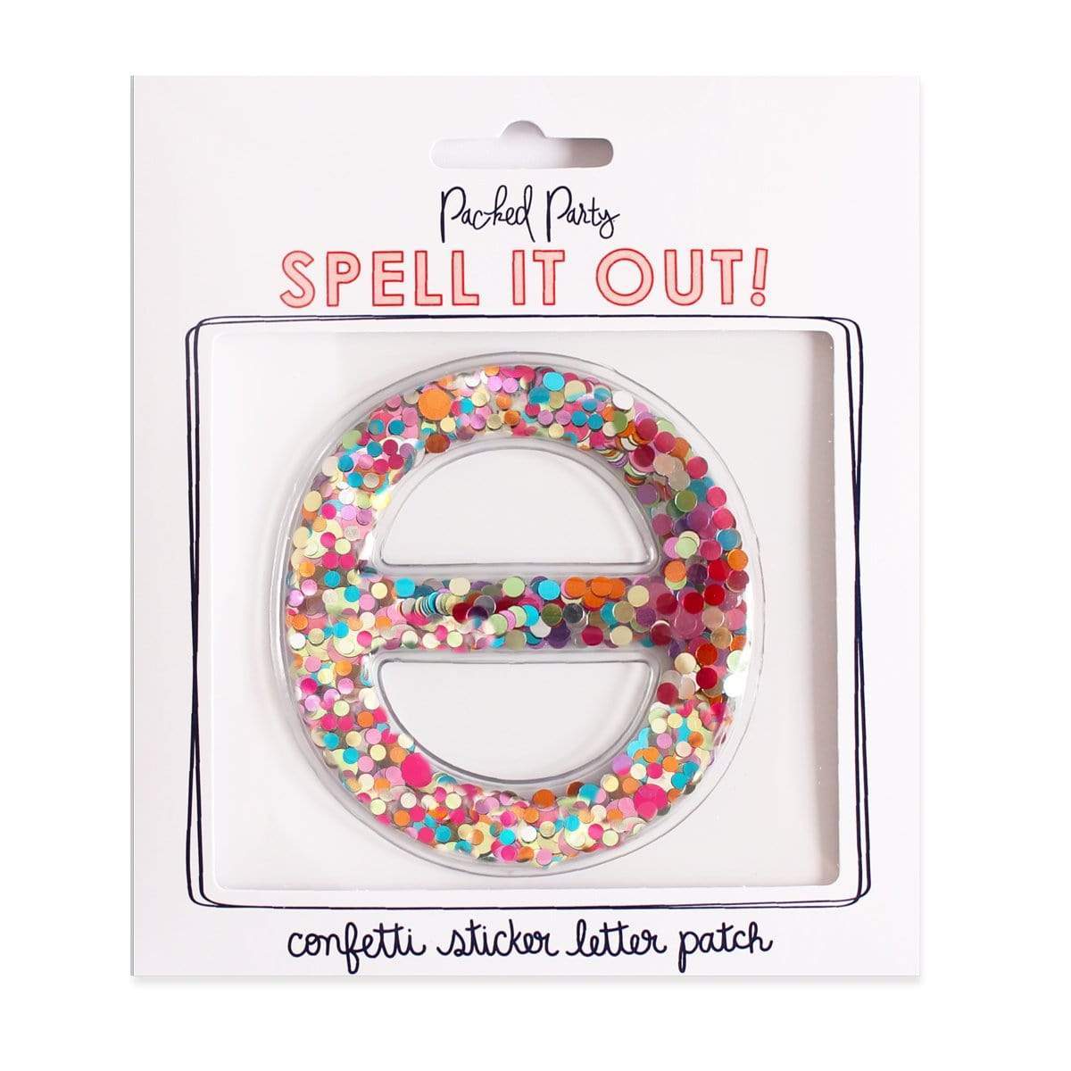 Stick To It Confetti Greek Letter