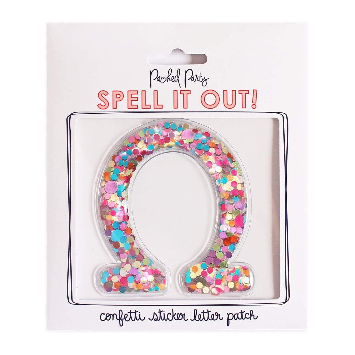 Stick To It Confetti Greek Letter