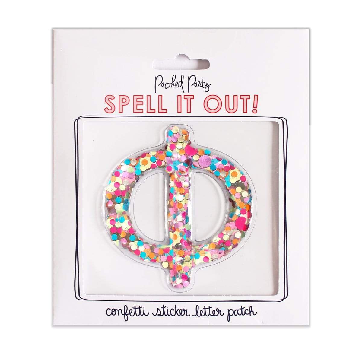 Stick To It Confetti Greek Letter