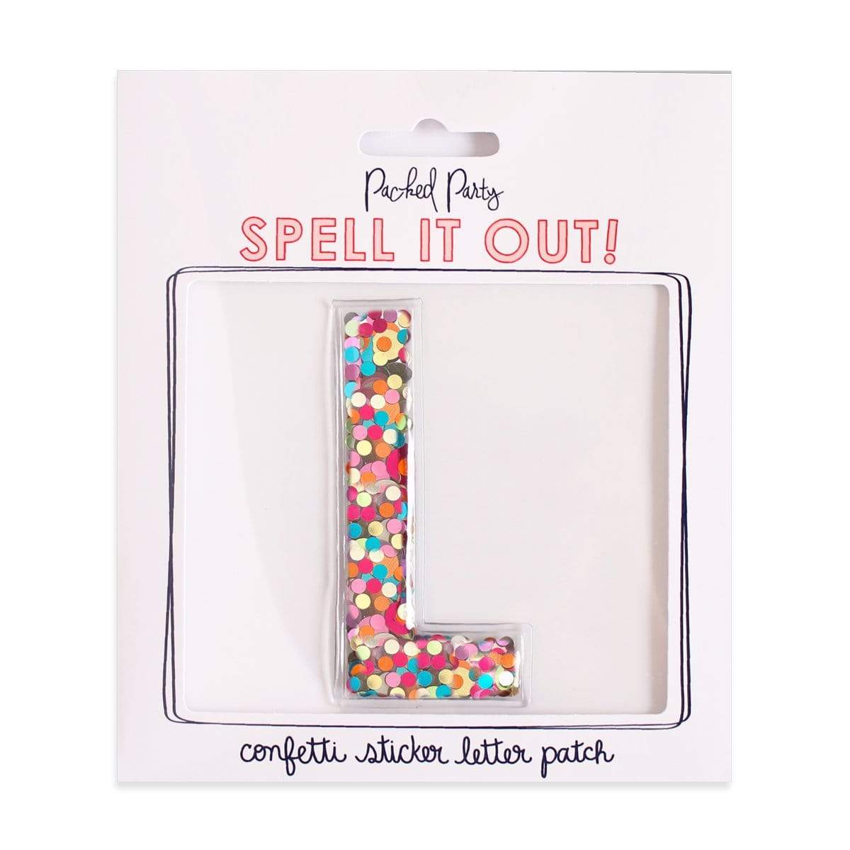 Stick To It Confetti Alphabet Letters