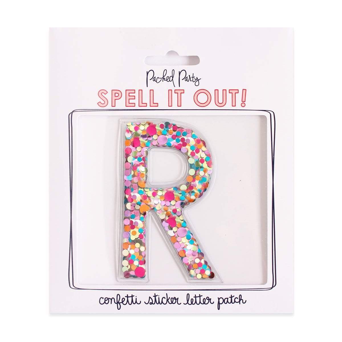Stick To It Confetti Alphabet Letters