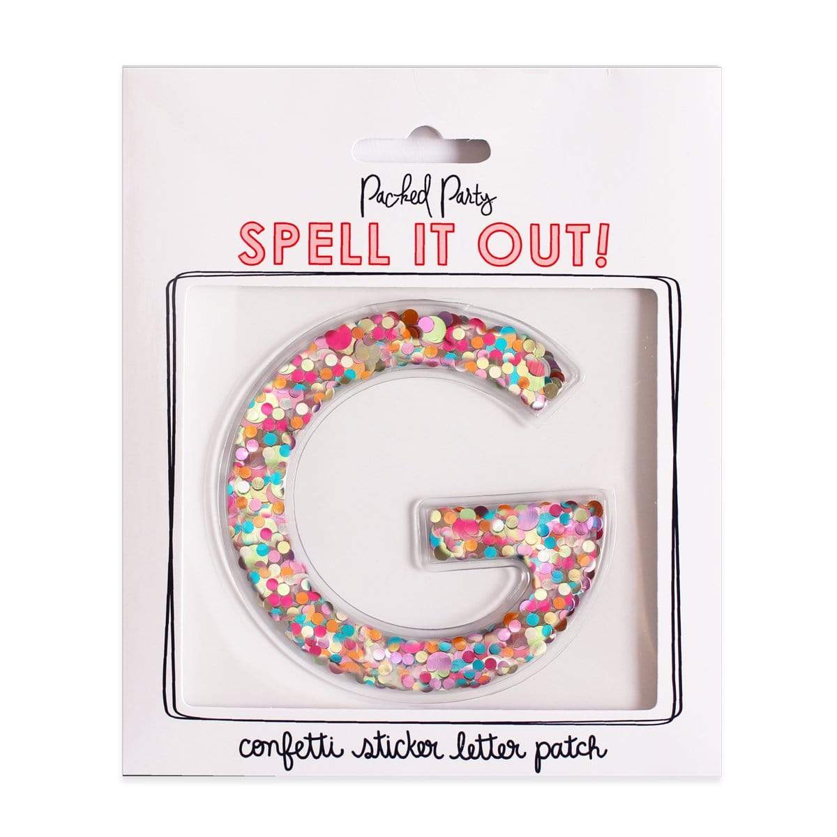 Stick To It Confetti Alphabet Letters