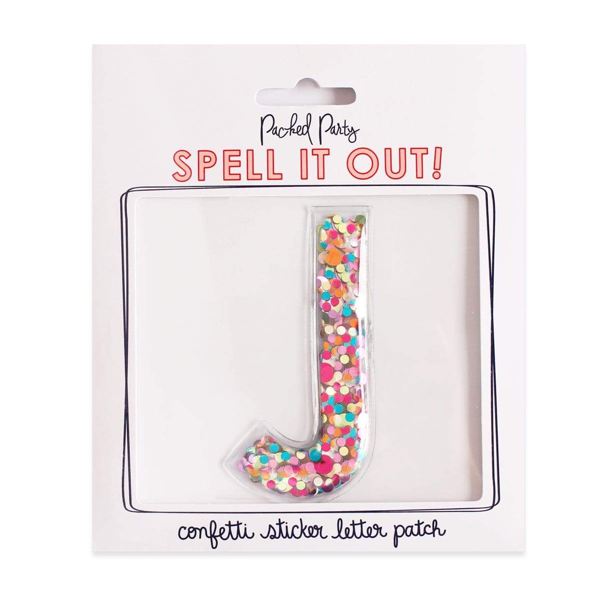 Stick To It Confetti Alphabet Letters