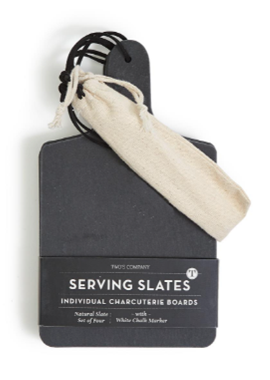 Slate Personal Charcuterie Board set/4