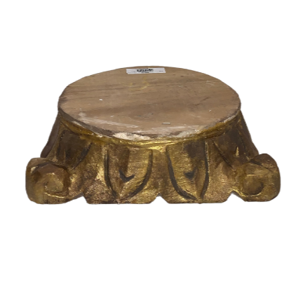 Pillar Base Gold Leaf